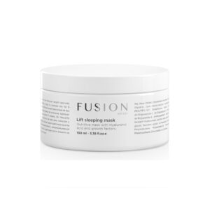white pot containing moisturising mask
