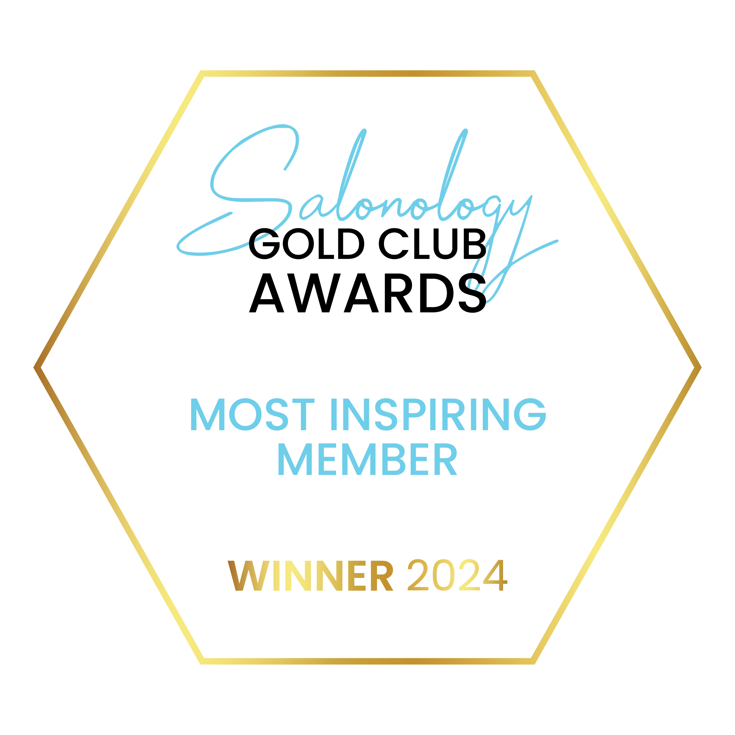 GC Winner24 Most Inspiring Member Award winning salon
